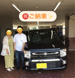 祝★ご納車　ワゴンＲ（山口市・防府市・山陽小野田市・下関市・周南市）